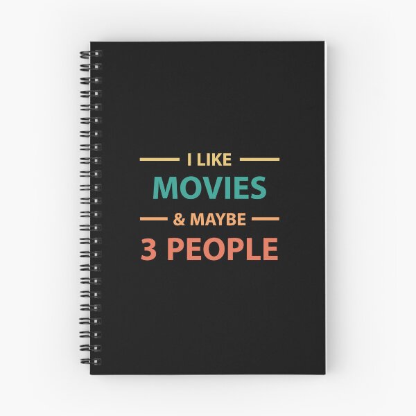 Item preview, "I Like Movies & Maybe 3 People" Design | Binge Watcher Design designed and sold by SimpliText.