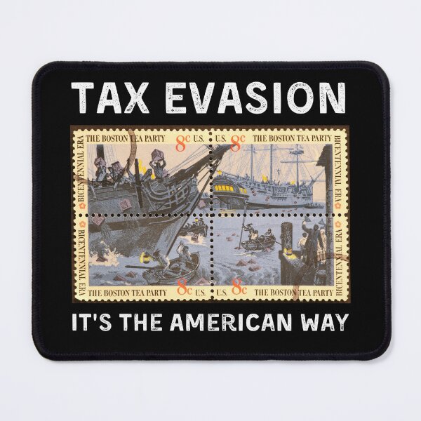 Item preview, Commit Tax Evasion - Commit Tax Fraud - American Way - Dark Background designed and sold by NateFellhauer.