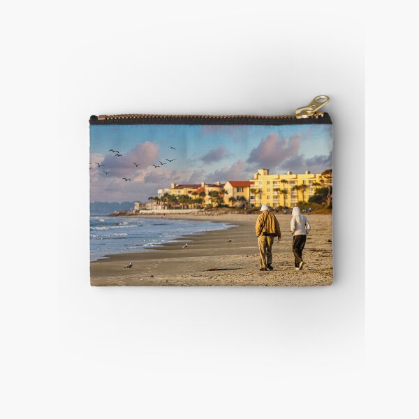 Item preview, Old Couple Walking up Empty  Beach designed and sold by dbvirago.