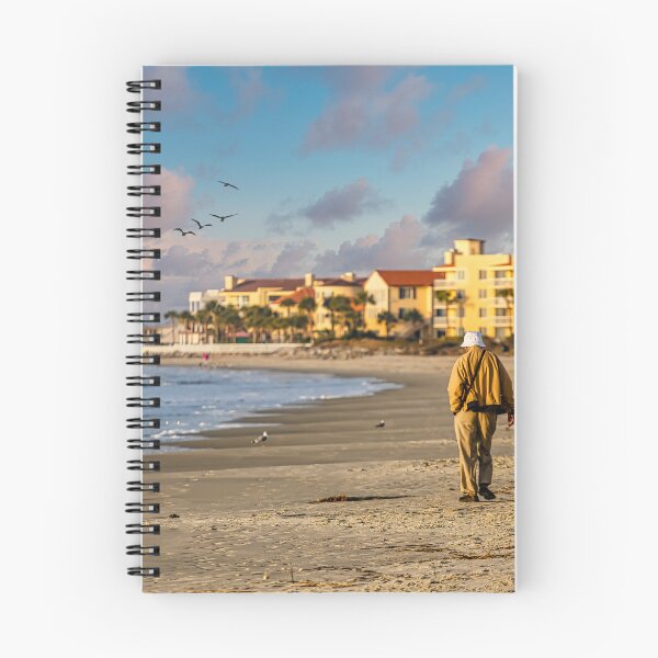 Item preview, Old Couple Walking up Empty  Beach designed and sold by dbvirago.
