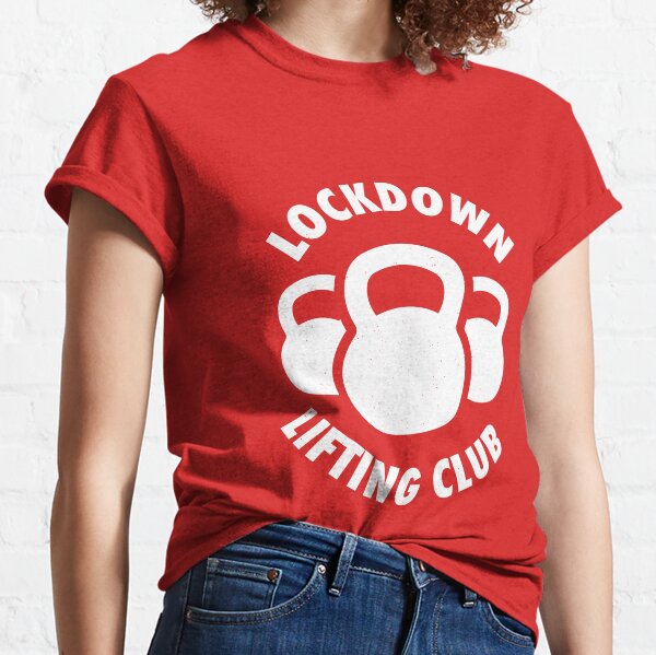 Item preview, Kettlebell Lockdown Lifting Club designed and sold by TeeMonsters.