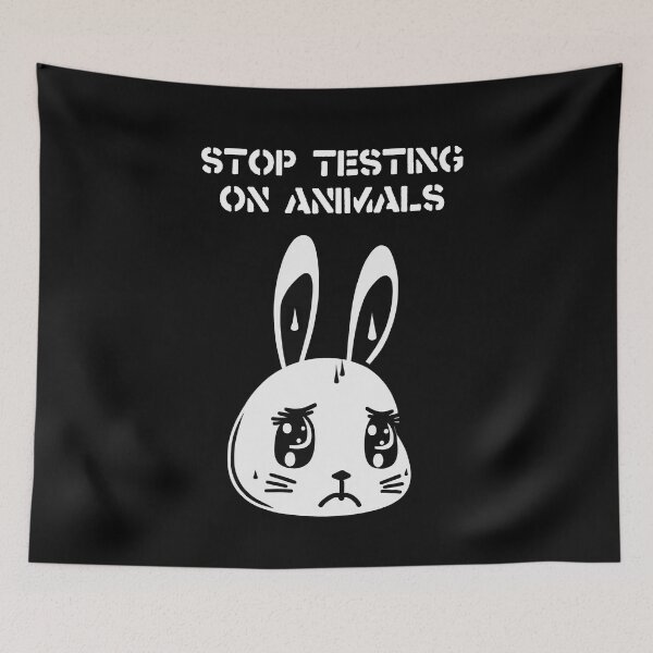 Item preview, Stop Animal Testing - End Vivisection - Cruelty Free designed and sold by ResistNormality.