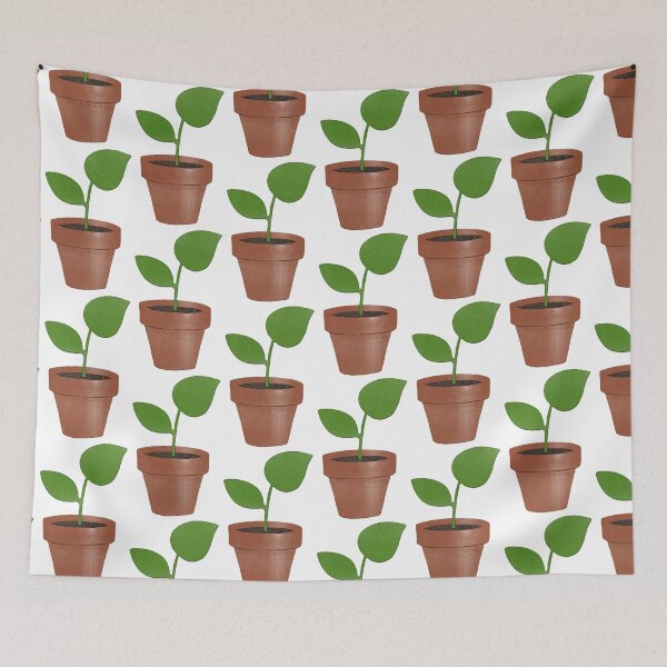 Item preview, seedling in a pot (distressed) designed and sold by mystudiocreate.