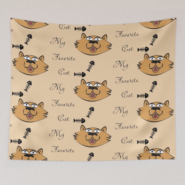 Item preview, Digital Art Hand-drawn. Fun Cat' Story. My Favorite Cat designed and sold by DigiPicStock.