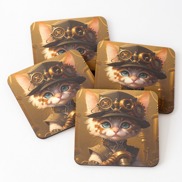 Item preview, The Steamkitten Siblings - Amelia Catheart designed and sold by DoublecrashArt.