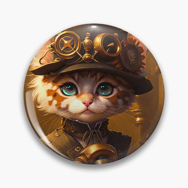 Item preview, The Steamkitten Siblings - Amelia Catheart designed and sold by DoublecrashArt.