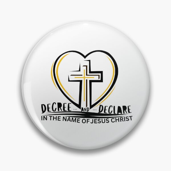 Item preview, Decree and Declare In The Name of Jesus Christ designed and sold by Nancyanna.