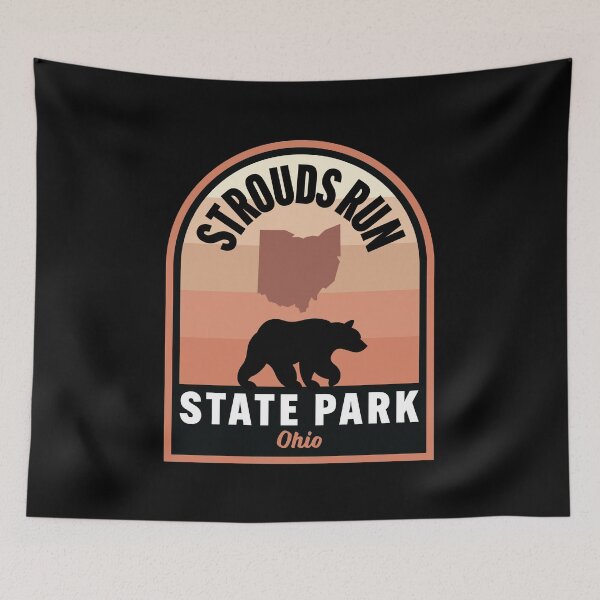 Item preview, Strouds Run State Park OH Bear designed and sold by HalpinDesign.