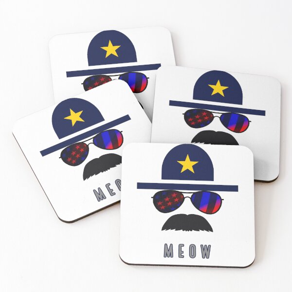 Item preview, Police Man, Meow  designed and sold by SpruceGooseCo.