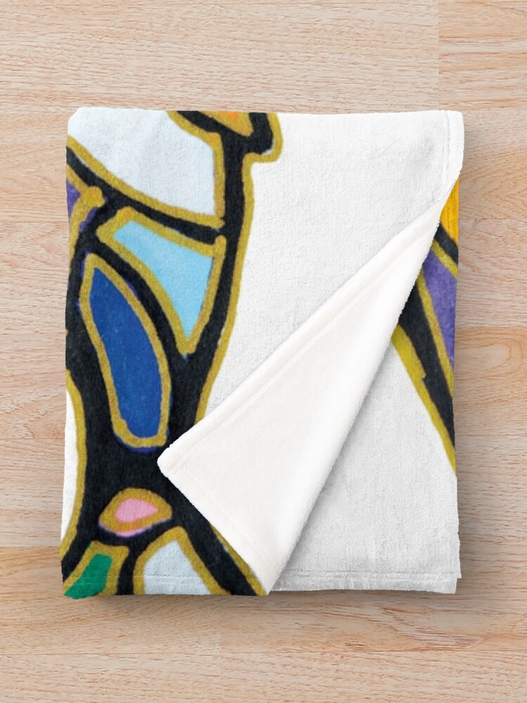 Thumbnail 3 of 6, Throw Blanket, Fish_01 designed and sold by RominArt-Design.
