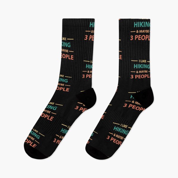 Item preview, "I Like Hiking & Maybe 3 People" Design | Nature Lover designed and sold by SimpliText.