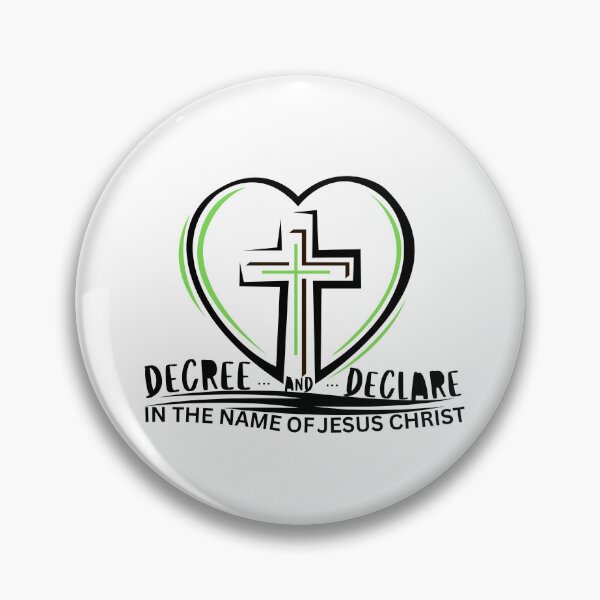 Item preview, Decree and Declare In The Name of Jesus Christ designed and sold by Nancyanna.