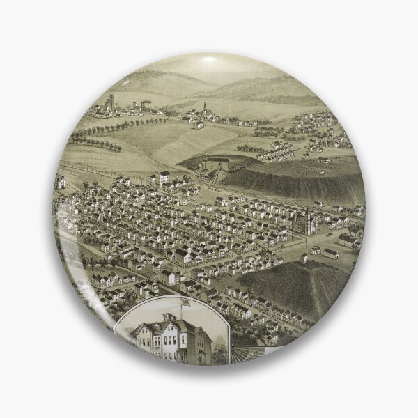 Item preview, Edwardsville, Pennsylvania (1892) designed and sold by allhistory.