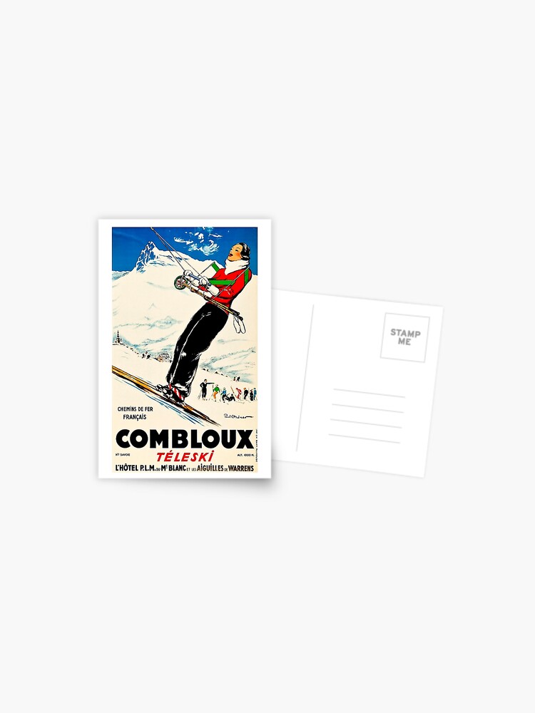 Combloux Affiche chemin de fer PLM