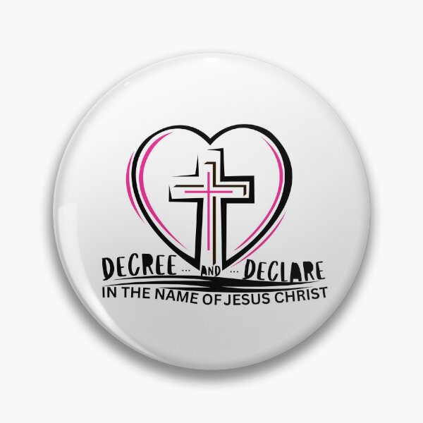Item preview, Decree and Declare In The Name of Jesus Christ designed and sold by Nancyanna.