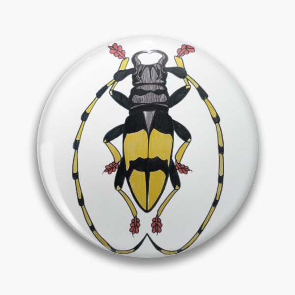 Item preview, Long-jawed Longhorn Beetle  designed and sold by Sylvanbirds.