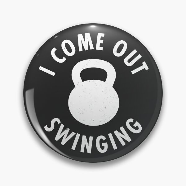 Item preview, I Come Out Swinging Kettlebells designed and sold by TeeMonsters.