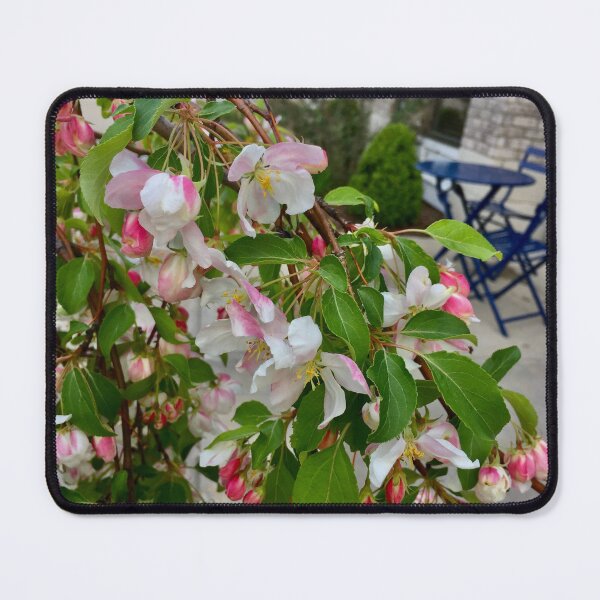 Item preview, Outdoor cafe by the cherry blossoms designed and sold by farmacistfotos.
