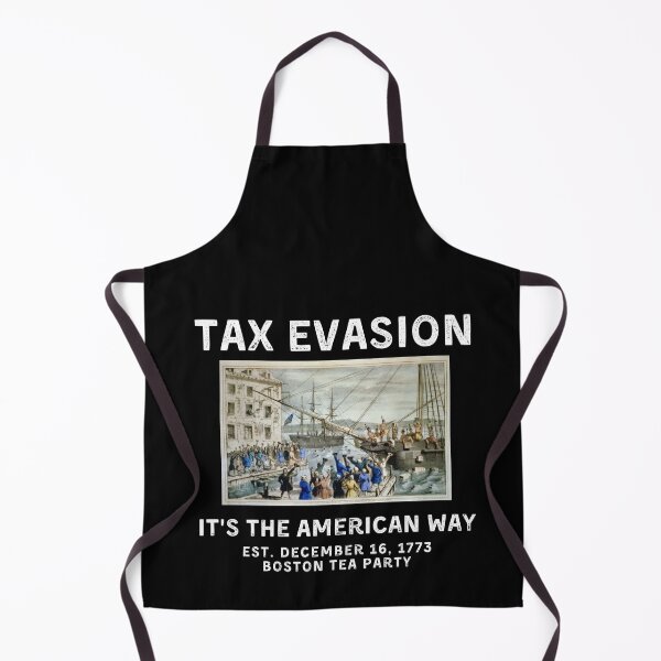 Item preview, Commit Tax Evasion - Commit Tax Fraud - Boston Tea Party - Dark Background designed and sold by NateFellhauer.