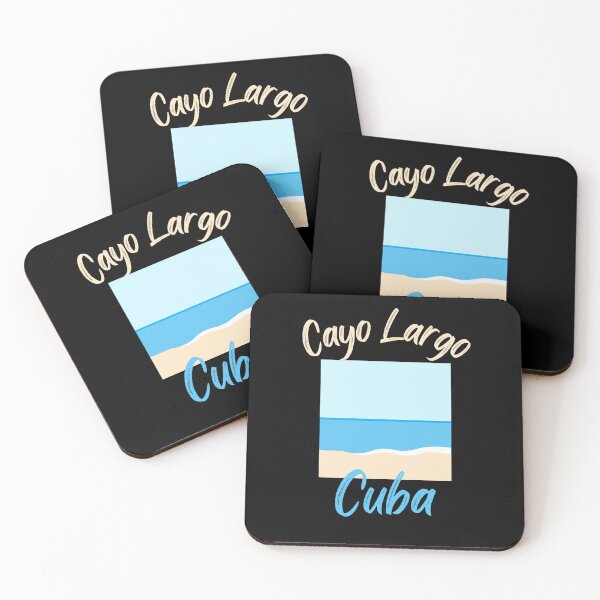 Item preview, Cayo Largo Del Sur Cuba Minimalist Beach Design designed and sold by RektRepublic.