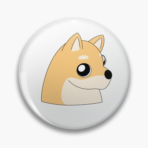 Item preview, Shiba Inu cartoon cute face designed and sold by Lexic-Rose.