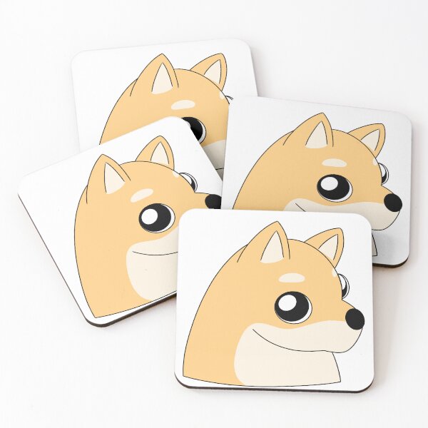 Item preview, Shiba Inu cartoon cute face designed and sold by Lexic-Rose.