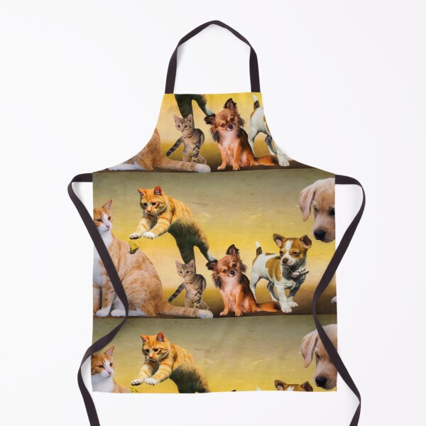 Item preview, Many cute smart cats and dogs brown orange red designed and sold by tanabe.