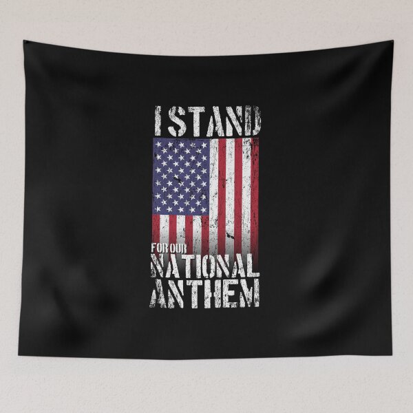 Item preview, I Stand for the National Anthem designed and sold by MikesTeez.