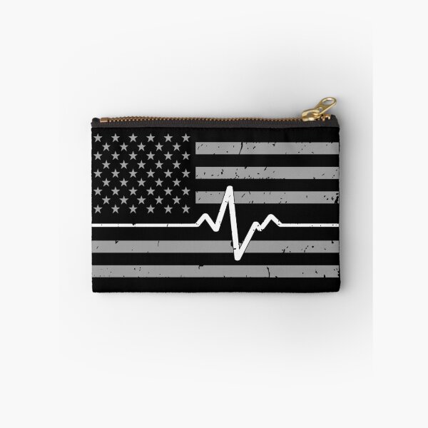 Item preview, Paramedic Heartbeat Pulse Flag designed and sold by bluelinegear.