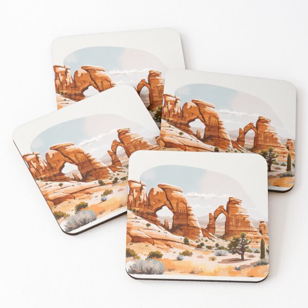 Item preview, Arches National Park Boho Watercolor designed and sold by PikoApparel.