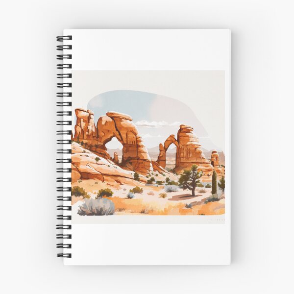 Item preview, Arches National Park Boho Watercolor designed and sold by PikoApparel.