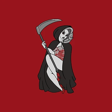 Artwork thumbnail, Grim Reaper Pin Up by RooBooCo