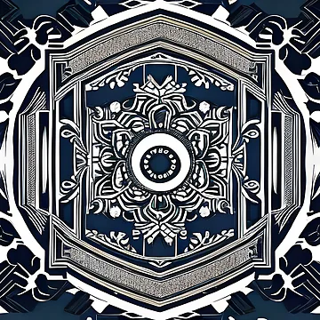 Artwork thumbnail, Matrix Technology Pattern by MINDSET MERCH