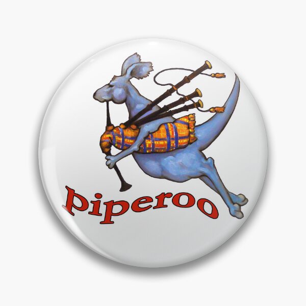 Item preview, Piperoo - Kangaroo hops by with Bagpipes designed and sold by Rick Paller.