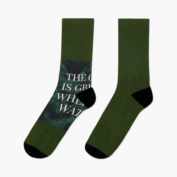 Item preview, The grass is GREENER WHERE YOU WATER IT.  designed and sold by Tiannalaw.