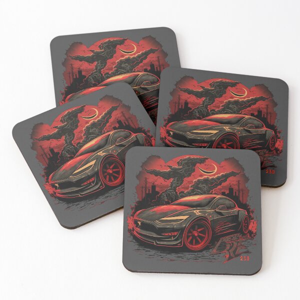 Item preview, Abstract tesla model 3 designed and sold by Zip-Zup.