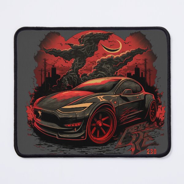 Item preview, Abstract tesla model 3 designed and sold by Zip-Zup.