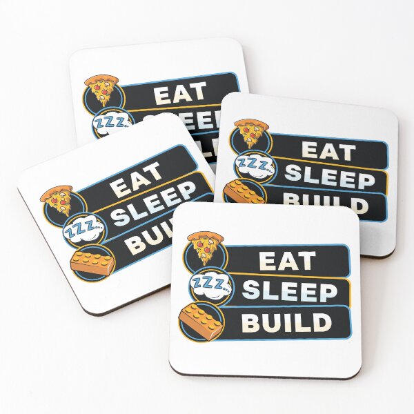 Item preview, Eat Sleep Build designed and sold by JJabagat.