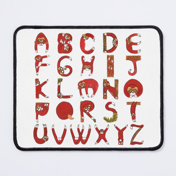 Item preview, Sloth alphabet designed and sold by oktondiallatok.