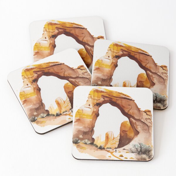 Item preview, Arches National Park Boho Watercolor designed and sold by PikoApparel.