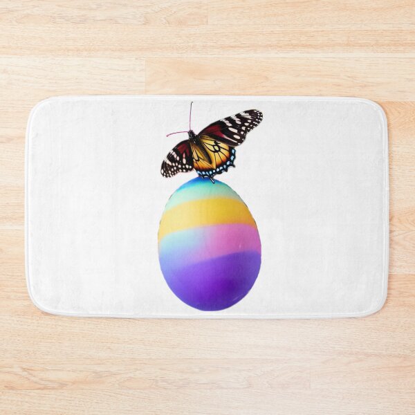 Item preview, Colorful Easter Eggs and Butterfly Version 3 designed and sold by DreamingAwake1.