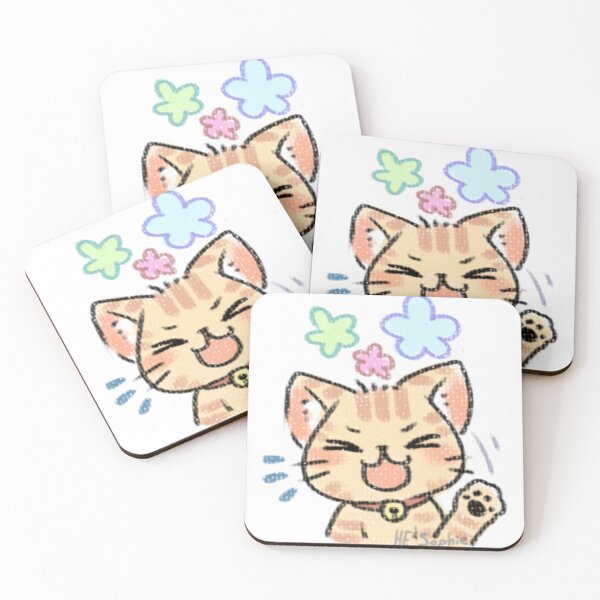 Item preview, Cat saying hello designed and sold by Sohhhe.