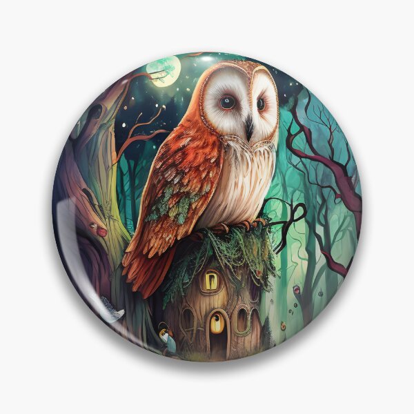 Item preview, Owl in the Enchanted Forest designed and sold by Marcelo Vieira.