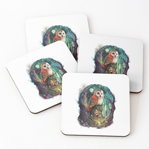 Item preview, Owl in the Enchanted Forest designed and sold by Marcelo Vieira.
