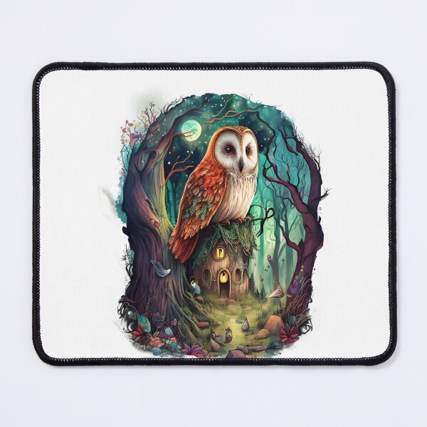 Item preview, Owl in the Enchanted Forest designed and sold by Marcelo Vieira.