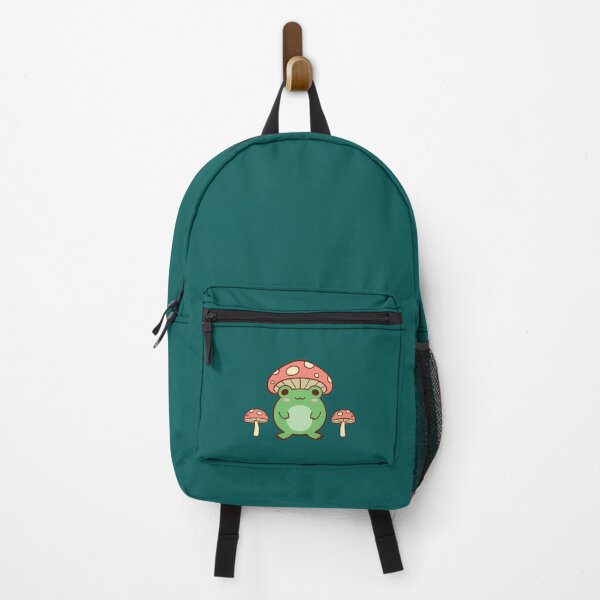 Item preview, Frog with Mushroom Hat - Cute Frog Cottagecore Aesthetic designed and sold by LabobDesigns.