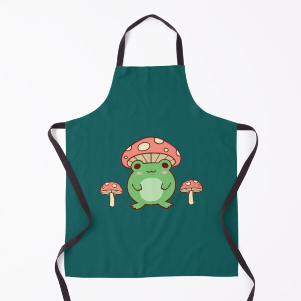 Item preview, Frog with Mushroom Hat - Cute Frog Cottagecore Aesthetic designed and sold by LabobDesigns.