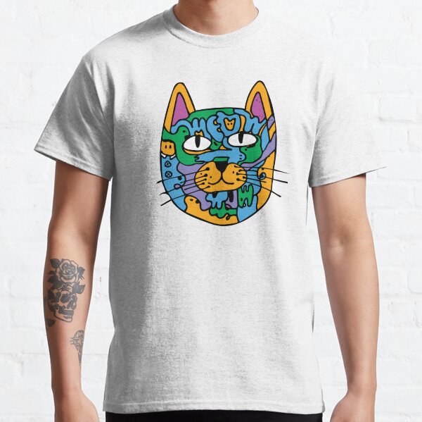 Mischief the Trippy Cat Classic T-Shirt
