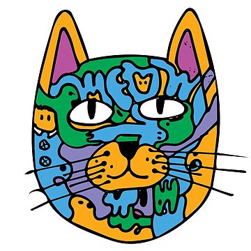 Artwork thumbnail, Mischief the Trippy Cat by craigthecreator
