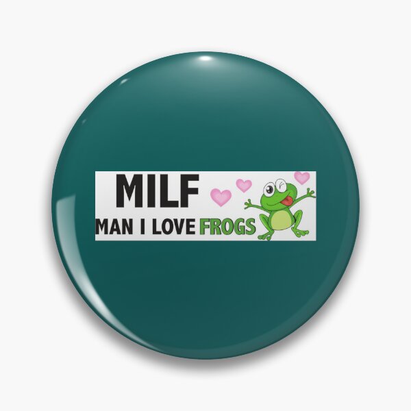 Item preview, kawaii frog sarcastic frog lover milf man i love frogs bumper  designed and sold by LabobDesigns.